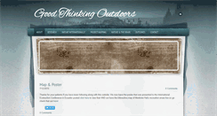 Desktop Screenshot of goodthinkingoutdoors.com